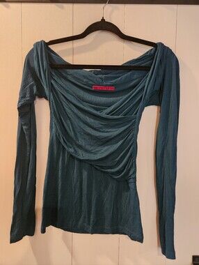 Velvet Brand Teal Long-Sleeve Women's Top